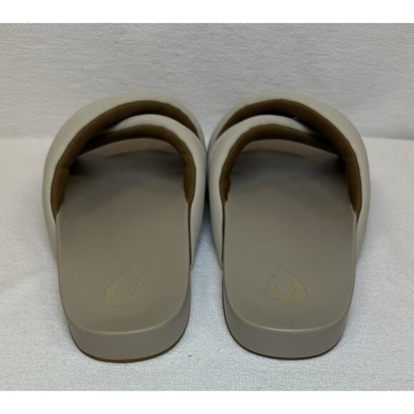 Olukai Hila Women’s Size 10 Comfort Slide Slip On Sandals Cloudy Lt Taupe EUC - Picture 7 of 7